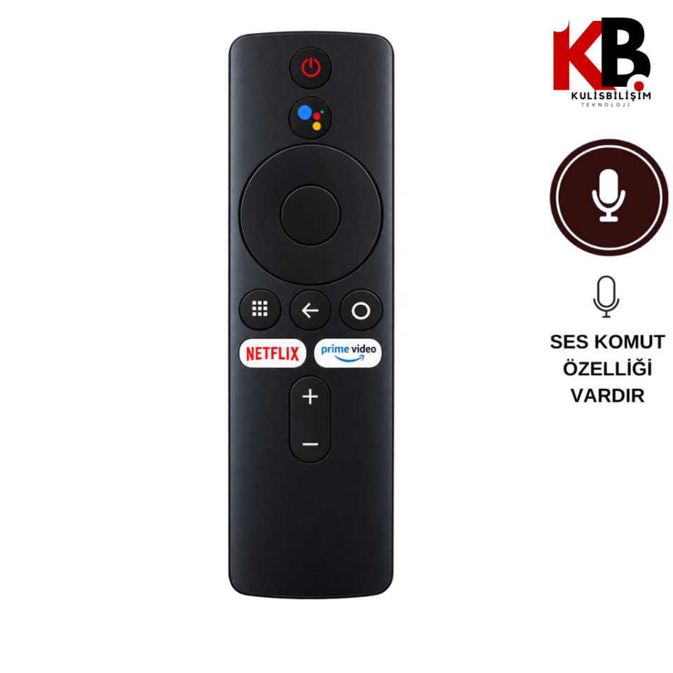 Xiaomi Prime Video Tuşlu ve Ses Komutlu Kumanda