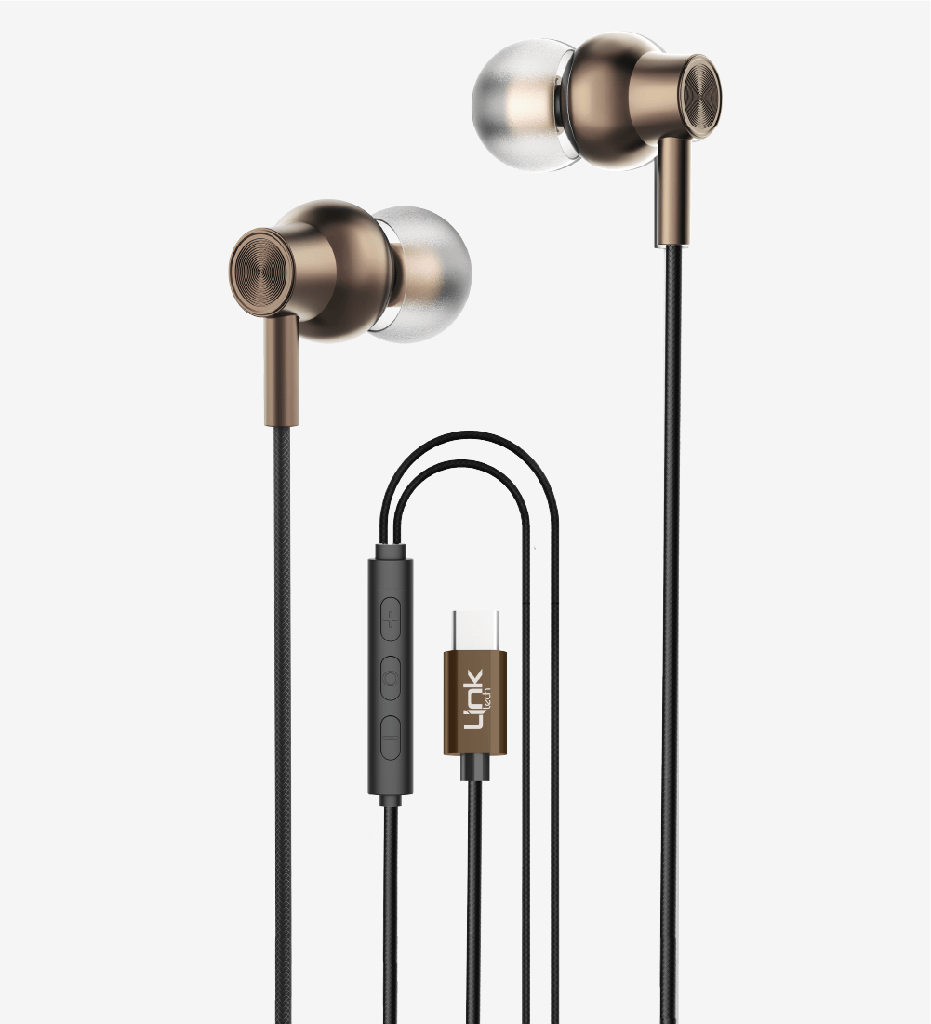 LİNKTECH H72 Mikrofonlu Yüksek Baslı Kulak İçi Type-C Kablolu Kulaklık