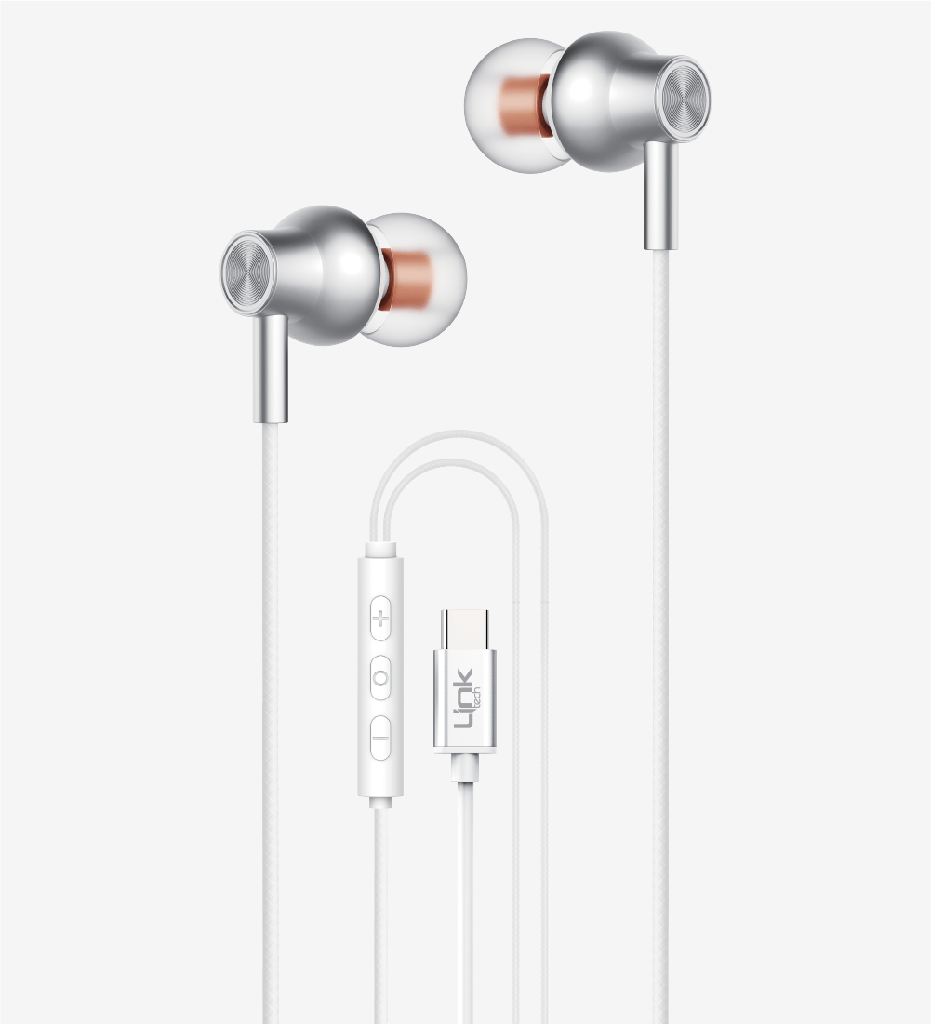 LİNKTECH H72 Mikrofonlu Yüksek Baslı Kulak İçi Type-C Kablolu Kulaklık