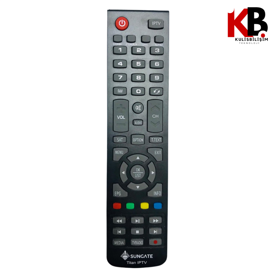Sungate Uydu Kumandası 1735 | Hiremco HDMI Kumanda