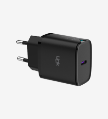 linktech C312 Safe Tip-C Kablolu 30W Hızlı Şarj Adaptörü