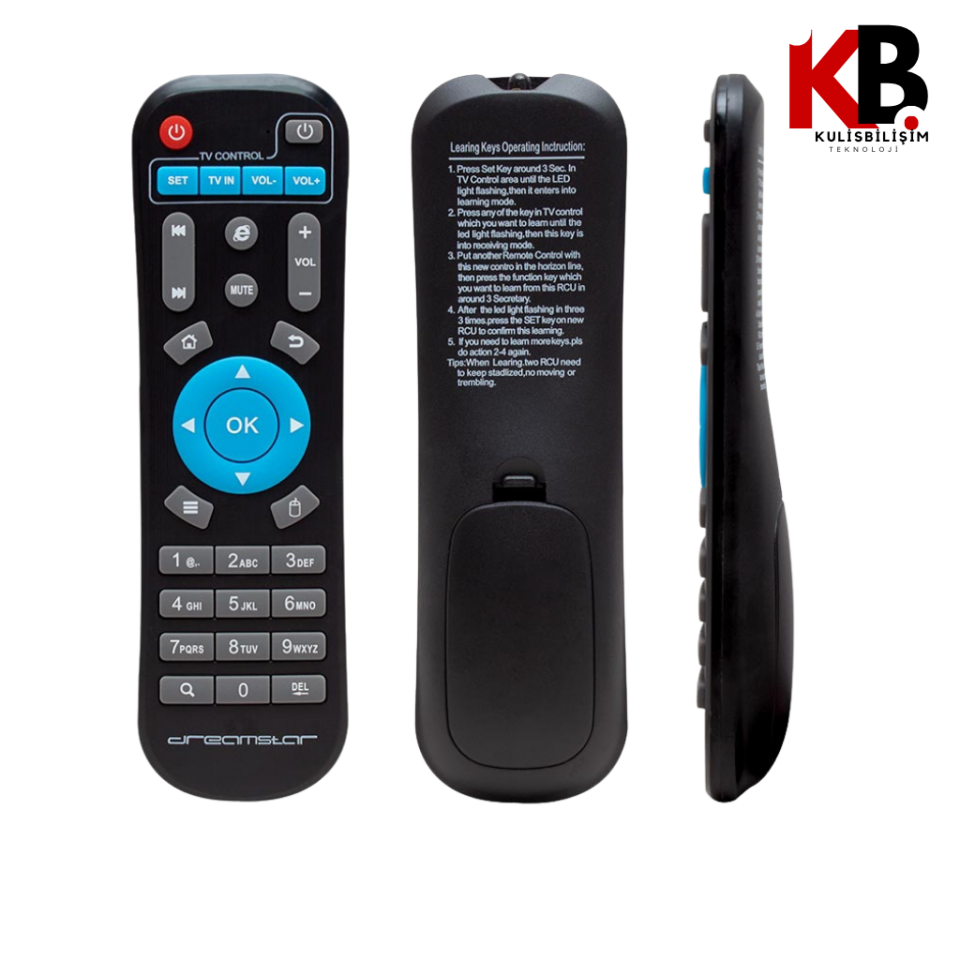 Dreamstar Next Uyumlu 4K Android Tv Box Kumandası