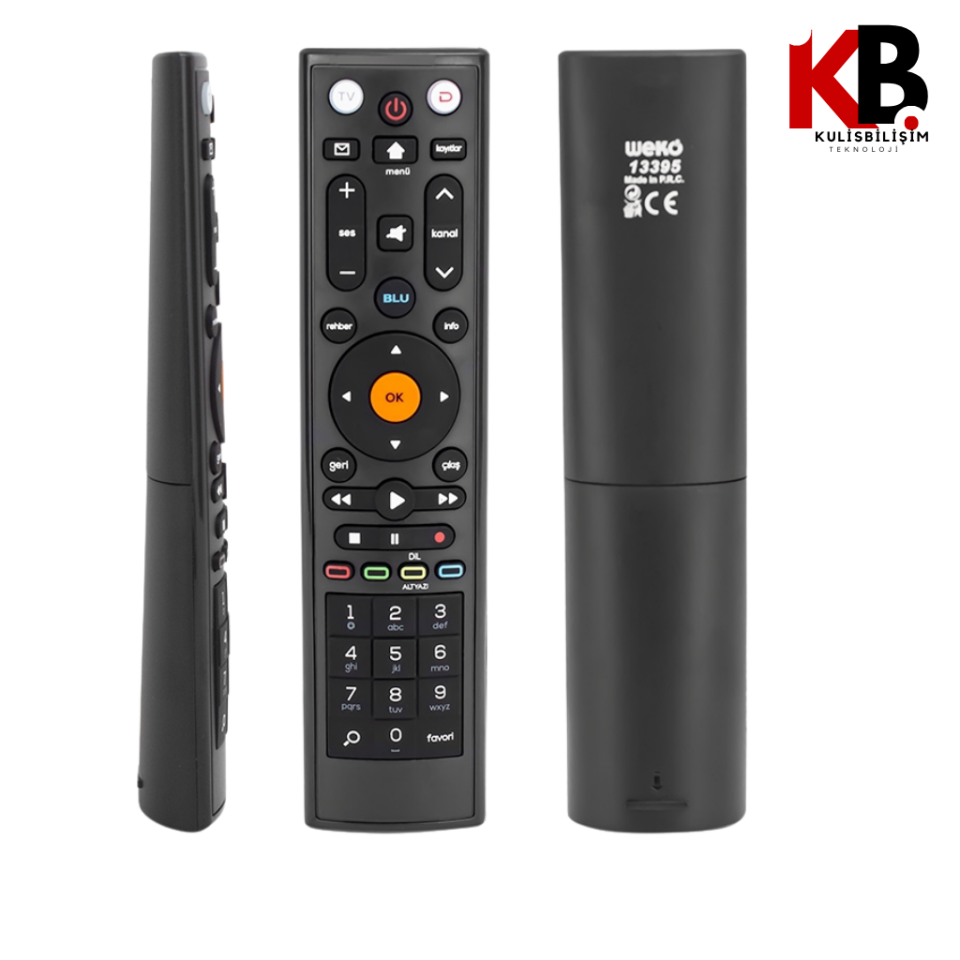 D Smart Kumanda | New HD Blue Uzun Kumanda-1705 