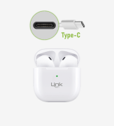 LİNKTECH AP01 Akıllı Bluetooth Kulaklık / typ-c kılıf hediyeli