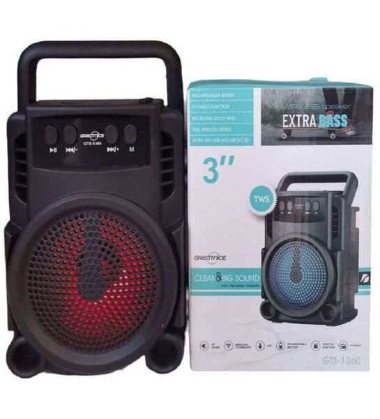 Platoon PL-4564 RGB Işıklı Bluetooth Hoparlör Müzik Kutusu