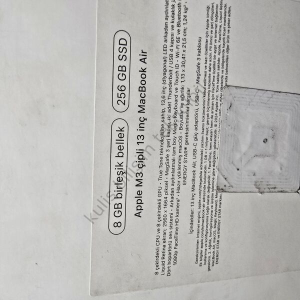 2.EL MacBook Air m3 8gb Ram 256gb SSD