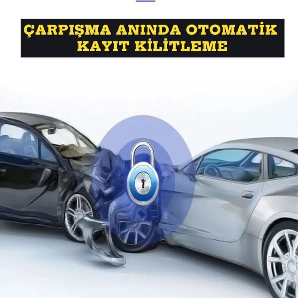 Blic BLM-65 2K 3MP WiFi G-Sensörlü Akıllı Araç İçi Kamera