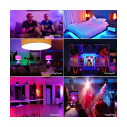 fulltech  Akıllı Rgb Led Lamba Ampül 9w 800 Lümen Wifi Tuya Uygulama Destekli Renk Değiştiren 16 Milyon Renk