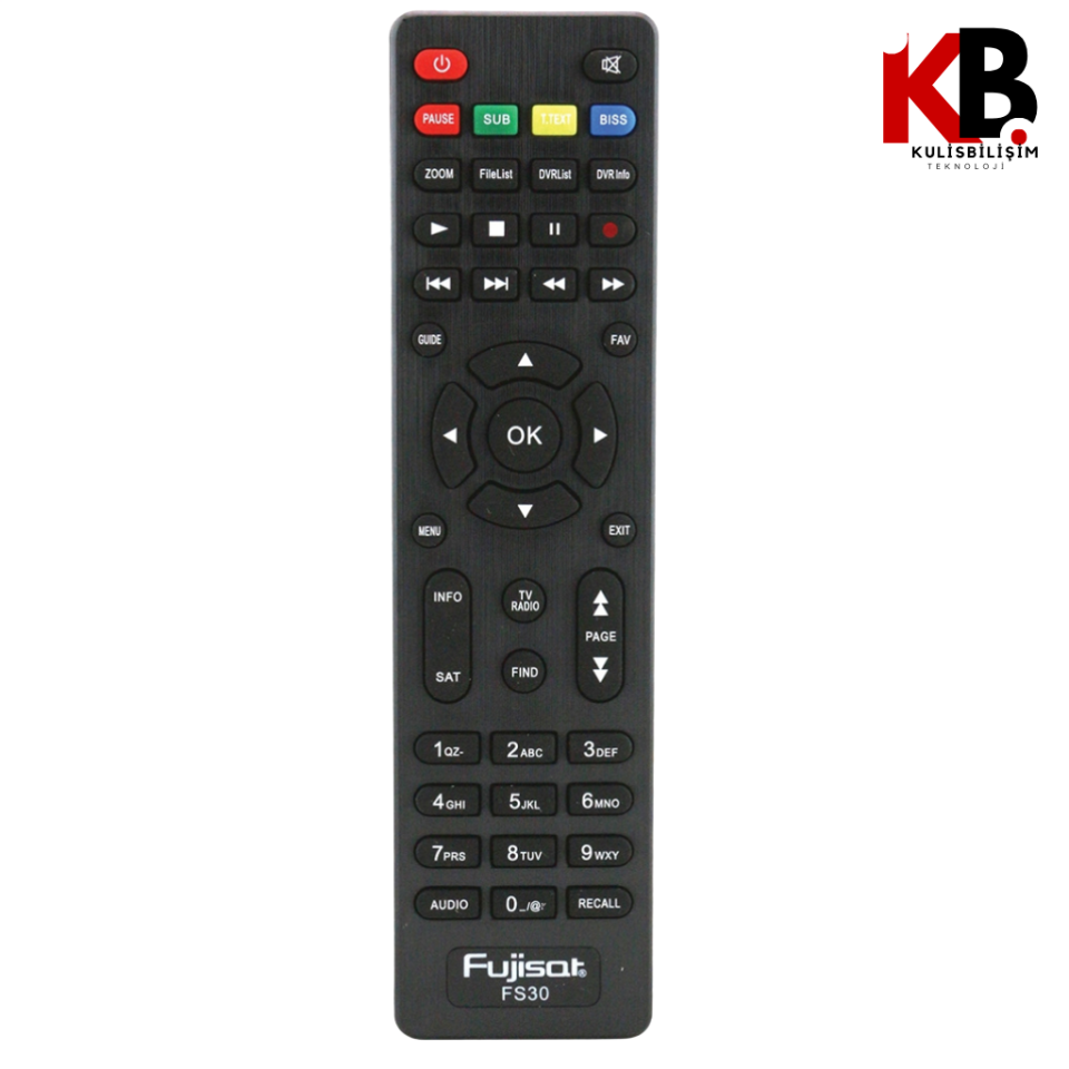 Fujisat uydu kumandası FS30 Uyumlu Kumanda