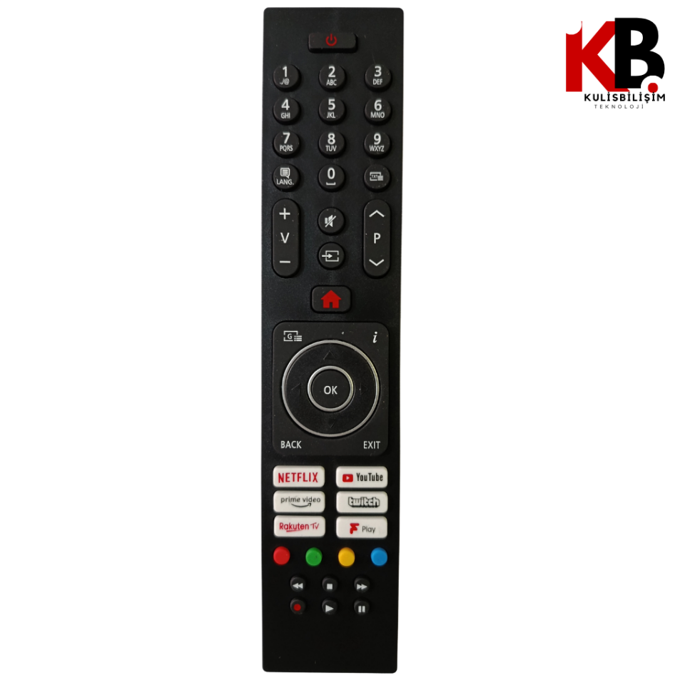 Vestel Kumanda E-2228  Profilo Toshiba Uyumlu Smart Kumanda