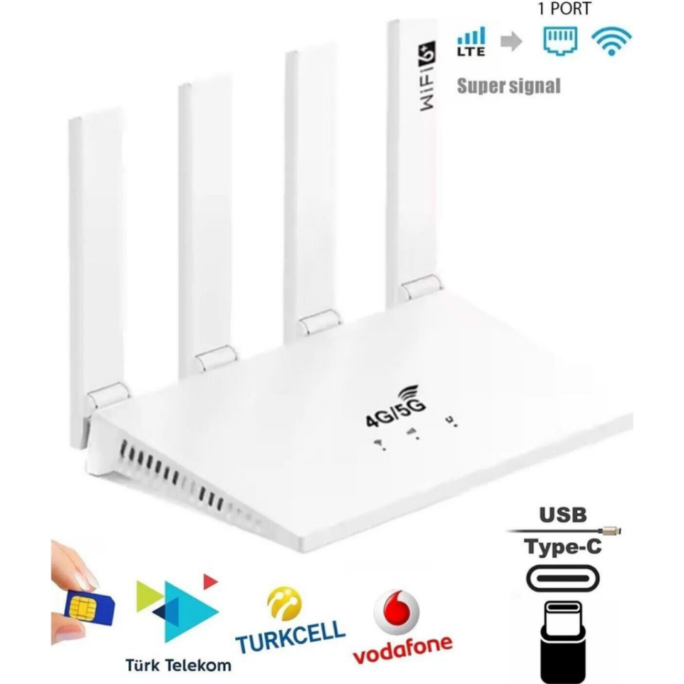 Data Force CPF906 300 Mbps 4G LTE Tak-Çalıştır sim kartlı modem
