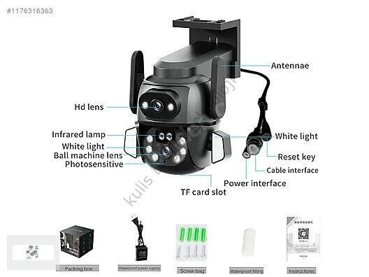 Avenir AV-M23 Avenir 2mp+ 2mp = 4mp Çift Lensli Ptz Wi-Fi Kamera