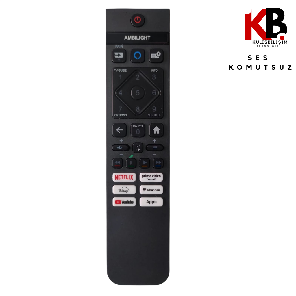 Philips TV Kumandası 9869  Yeni Nesil Yedek Kumanda
