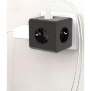 Fulltech Termal Akım Korumalı 3'lü Duvar Tipi Priz 3 Usb'li Küp Priz Ftr-09