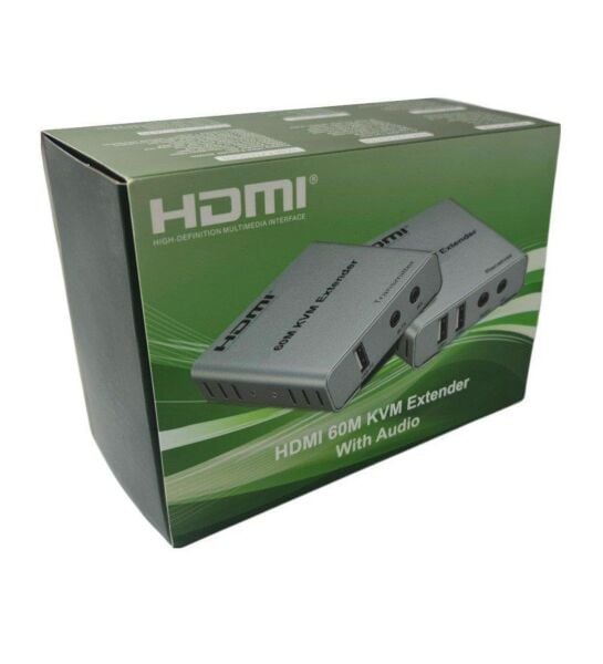 MYCAM MY-3056 60 Metre Cat6 KVM HDMI Extender Uzatıcı Cihazı