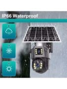 Blic Solar 6mp Pro BLM-63 4g Güneş Enerjili Dual Lens  360° Görüş Akıllı Güvenlik Kamerası