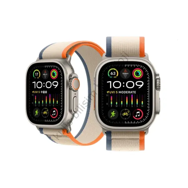 Hk10 Ultra3 Max 2.02 İnç Akıllı Saat All Robot  Gümüş