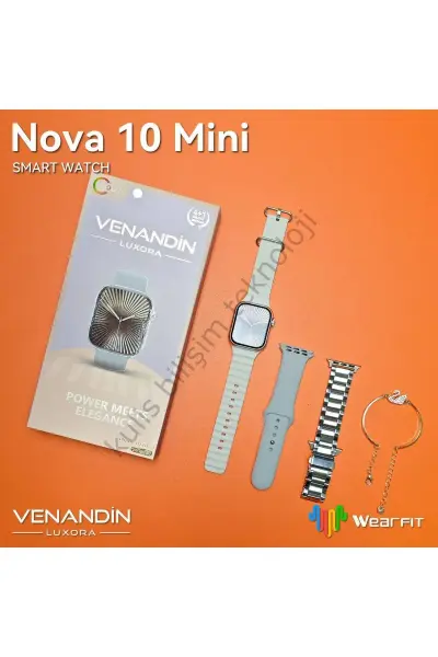 VENANDİN Nova 10 Mini Tüm Telefonlu Uyumlu Akıllı Saat