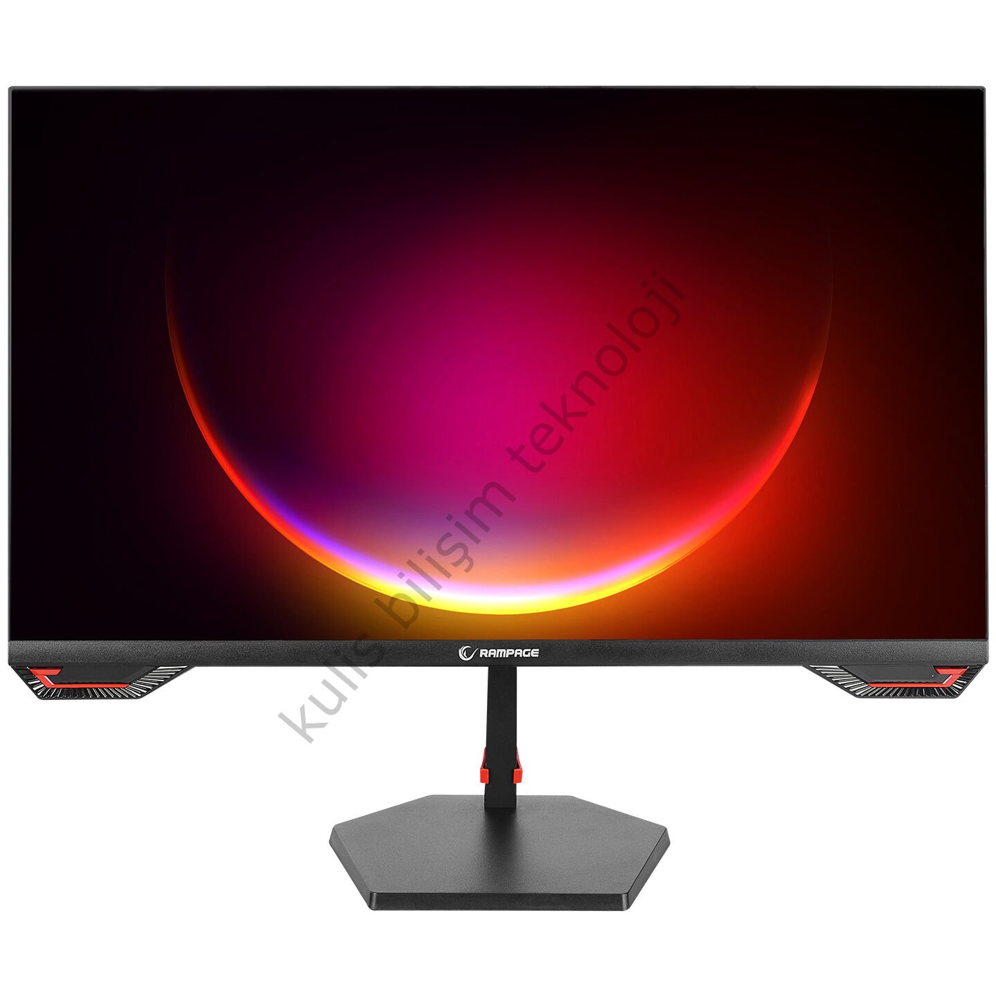 RAMPAGE CR25R180 CRIMSON 24.5'' LED IPS 0.5ms 180Hz 1920x1080 FullHD HDMI DP (Vesa) HDR G-Sync Siyah-Kırmızı Monitör
