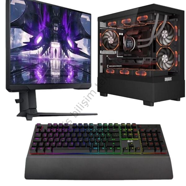 TeknoKulis GIGABYTE B760M DDR5 i7 13700F 5.20GHz / RTX3050 6gb / 32GB ddr5 Ram 1TB M2.1 / samsung 27 inc 1ms 180hz