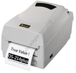 ARGOX OS-214 Plus Thermal + Thermal Transfer Seri + Usb + Paralel 76 mm/sn 203 dpi Barkod Yazıcı