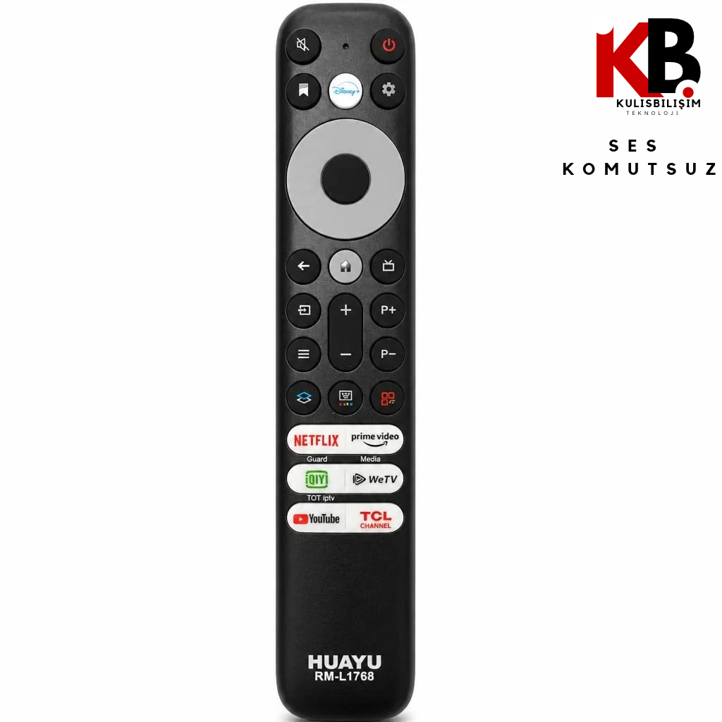 TCL TV Kumandası 1768  Yeni Nesil LCD Yedek Kumanda