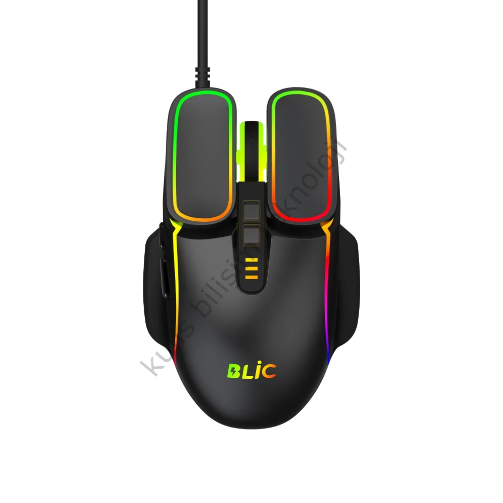 Blic BWM8 Kablolu Işıklı Rgb 3600 Dpi Gaming Mouse