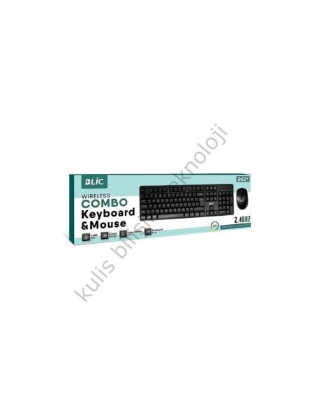 Blic Combo Wireless Q Klavye Mouse Seti Bkb1 kablosuz klavye set