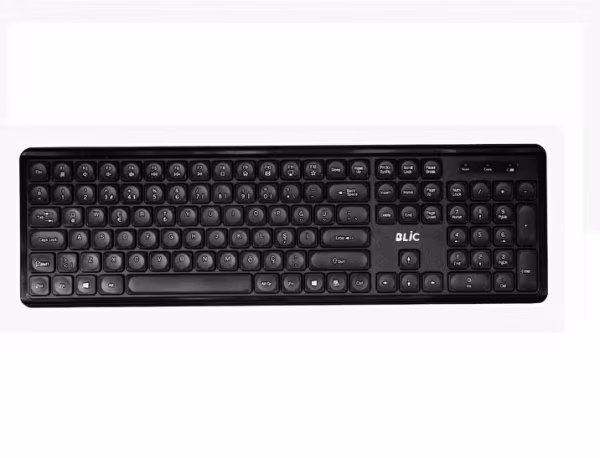 Blic BKB2 Siyah Türkçe Q Kablosuz Klavye Mouse Set Ev Ofis Kullanıma Uygun