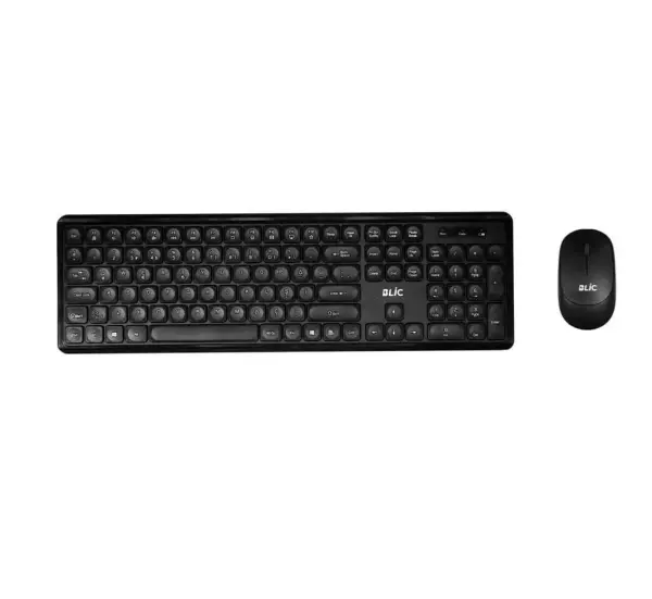 Blic BKB2 Siyah Türkçe Q Kablosuz Klavye Mouse Set Ev Ofis Kullanıma Uygun