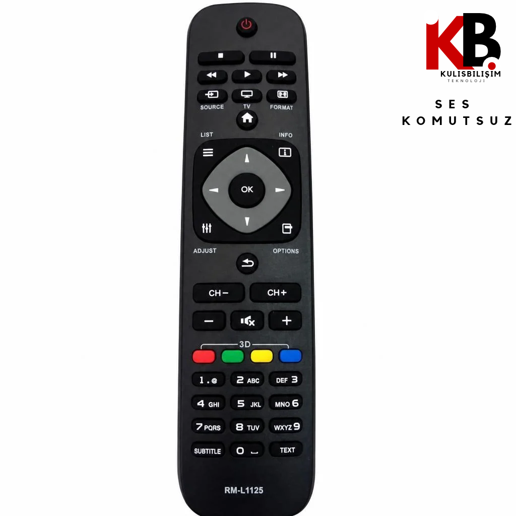 Philips TV Kumandası 188  Yedek Kumanda