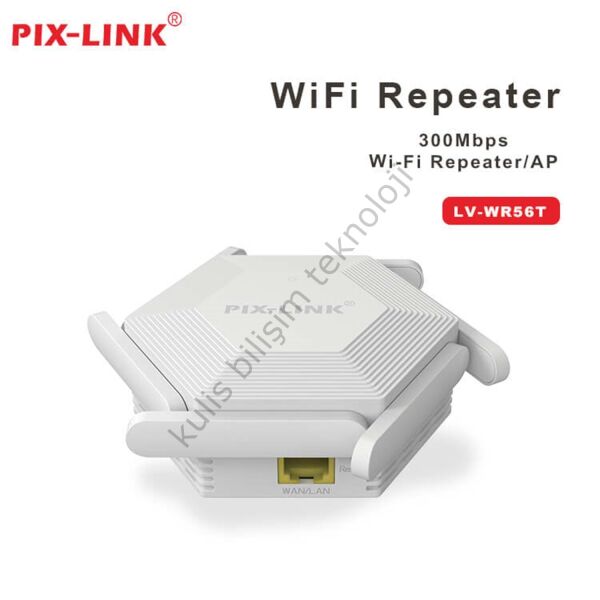 PIX-LINK GAB-WR56T Wifi Adapter 1200Mbps WiFi ADAPTÖR(300M2 ALANDA KESİNTİSİZ VERİ )