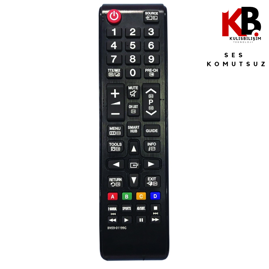 Samsung TV Kumandası 1155 | Smart Tuşlu Yedek Kumanda