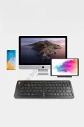 Torima TK-08 Siyah Kablosuz Katlanabilir Şarjlı Taşınabilir Mini Bluetooth Klavye