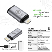 Type-C girişten iPhone'a dönüştürücü