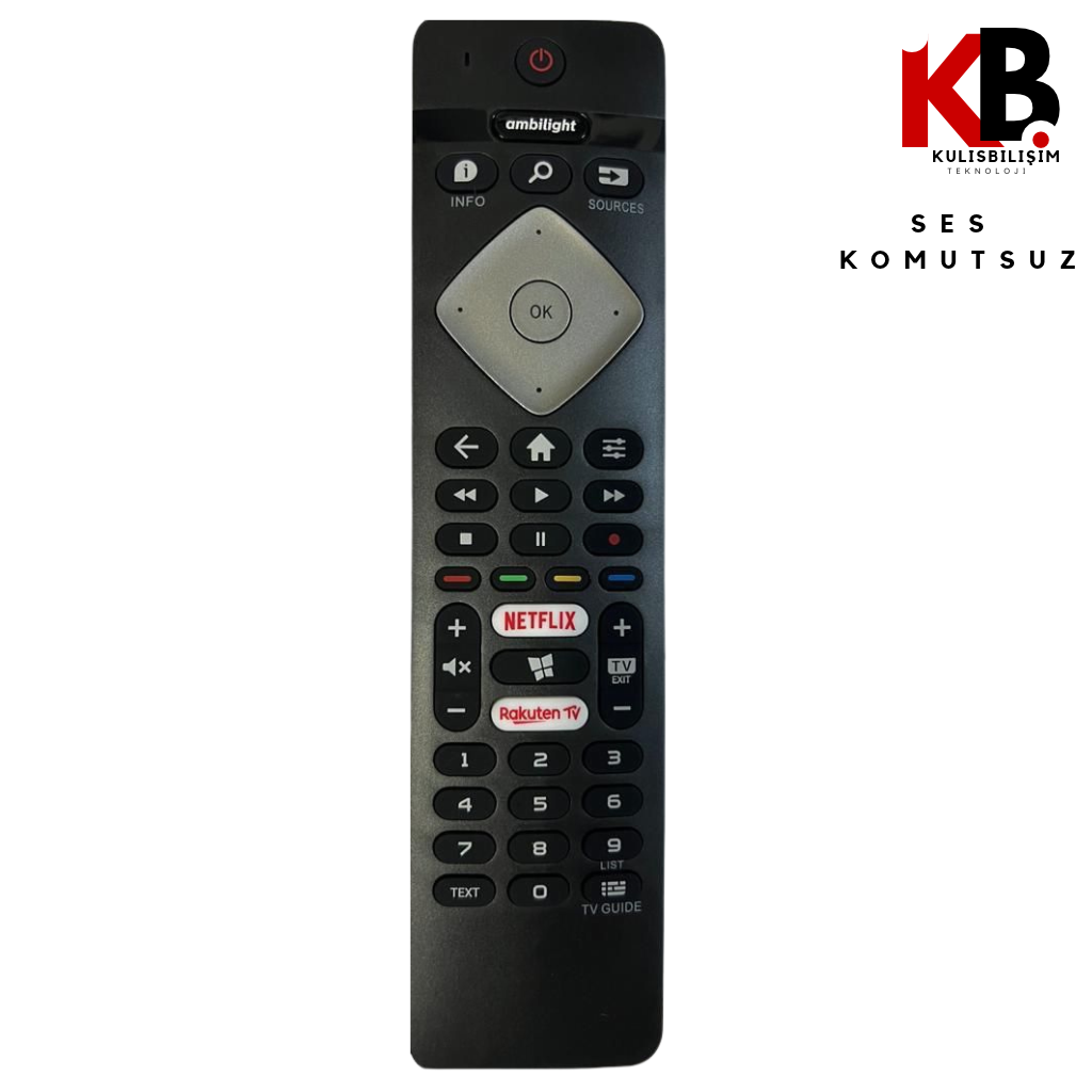Philips TV Kumandası 1230  Yeni Nesil Yedek Kumanda