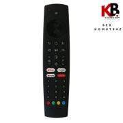 Arçelik TV Kumandası 1225  Yeni Nesil Google YouTube Tuşlu