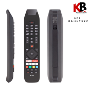 Vestel TV Kumandası RC 43140 6200 | Netflix YouTube Tuşlu