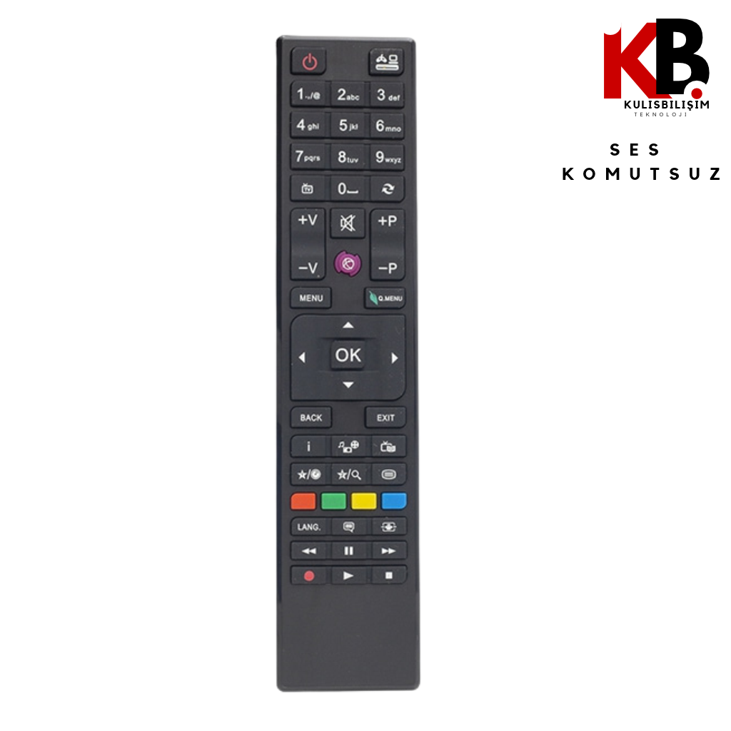 Vestel Hi-Level Profilo Kumanda 1138  Ortak Yedek Kumanda