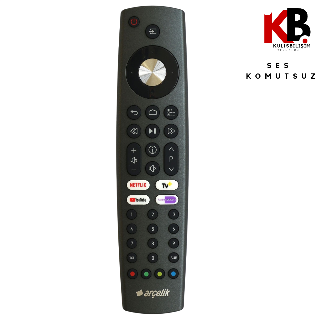 Arçelik Tv Kumandası Beko Grundig Kumanda 1213  4 Platform Tuşlu