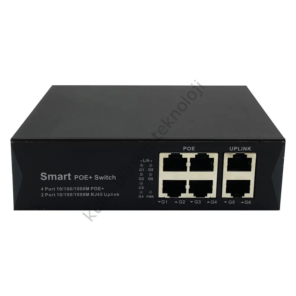 MYCAM MY-4322 4+2 8PORT POE SWİTCH 65W PG-H1064PLS