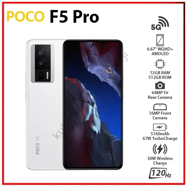 Xiaomi POCO F5 Pro 512 GB 12 GB Ram