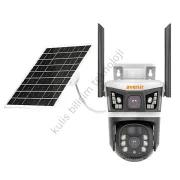 Avenir Av-s232 4mp Solar Wifi Ip Ptz Dual Light Çift Kameralı Gece Görüşlü Ip Kamera