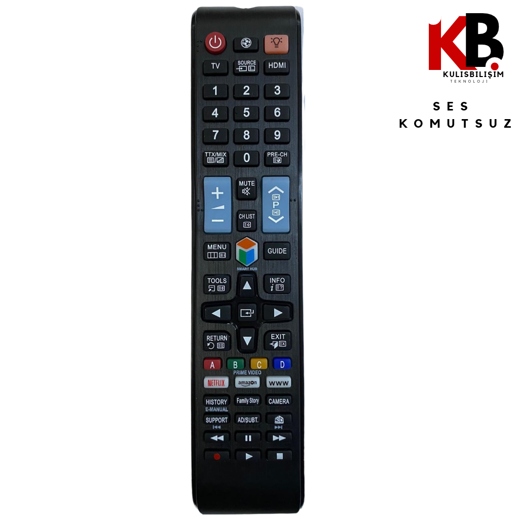Samsung Yeni TV Kumandası 1201 | Uyumlu Yedek Kumanda