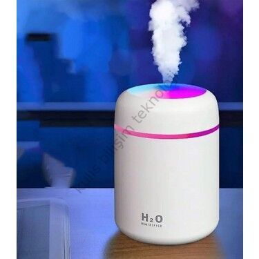 HUMİDİFİER ELMALI STORE HAVA NEMLENDİRİCİ HM44 - İKİ FİLTRELİ - rgb led