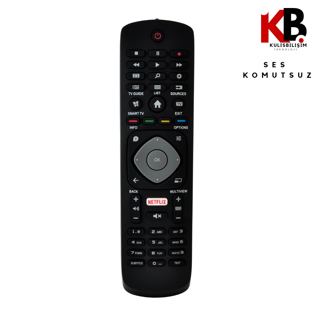 Philips TV Kumandası 1177  Yedek Kumanda Modeli
