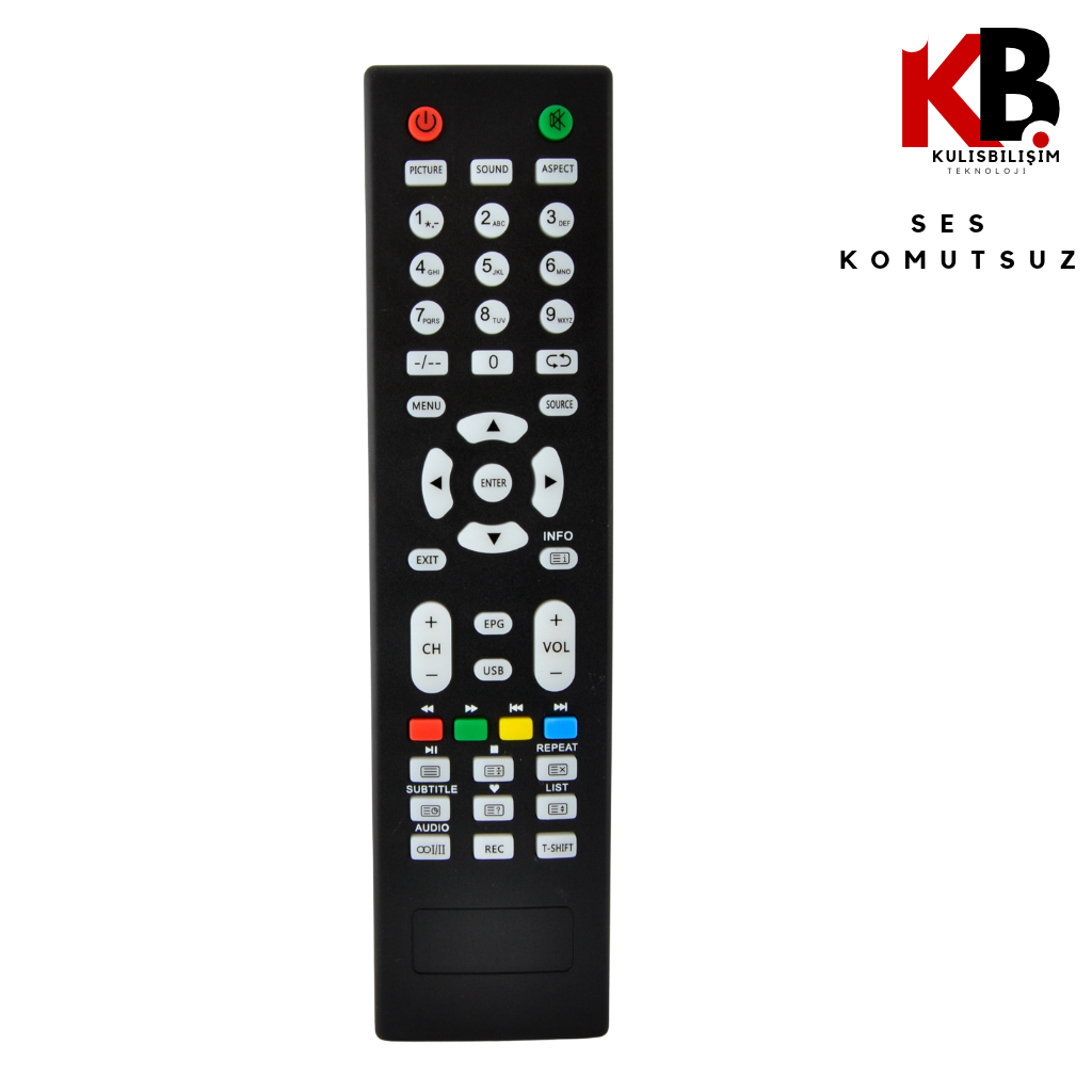 Awox TV Kumandası 1172  Uyumlu Yedek Kumanda