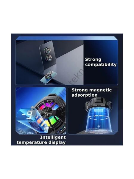 Oyun Performansınızı Katlayan P60 Buzlu Manyetik Telefon Soğutucu