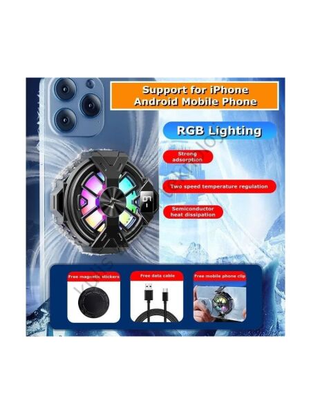 Oyun Performansınızı Katlayan P60 Buzlu Manyetik Telefon Soğutucu