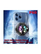 teknokulis P60 Usb'den 2in 1 Manyetik Arka-Klipsli Dijital Göstergeli Rgb Işıklı Cep Telefonu Soğutucu Fan